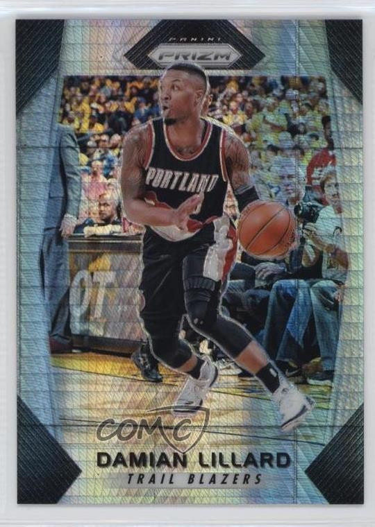 2017-18 Panini Prizm Hyper Prizm Damian Lillard #141 00zd