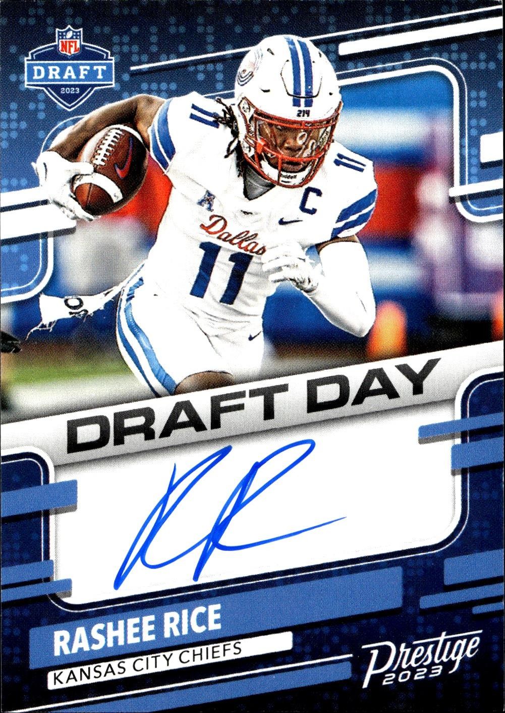 2023 Panini Prestige #DDS-RR Rashee Rice Draft Day Signatures
