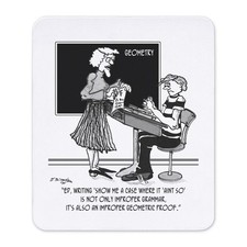 CafePress Geometric Proof Non-slip Rubber Mousepad, Gaming Mouse Pad 963041723 