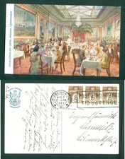 Denmark 1928. Postcard. 3 x 5 Ore. Copenh. Hotel Phoenix. Restaurant. Adr.