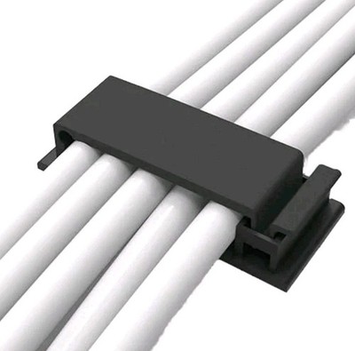 Kabelbinder Kabelhalter Kabel Clip Klammer Halterung Klebehaken Computer Tisch 
