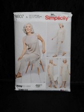 Simplicity 8607 XXS S M L XL XXL Dress Tunics Slim Pull On Pants Sewing Pattern