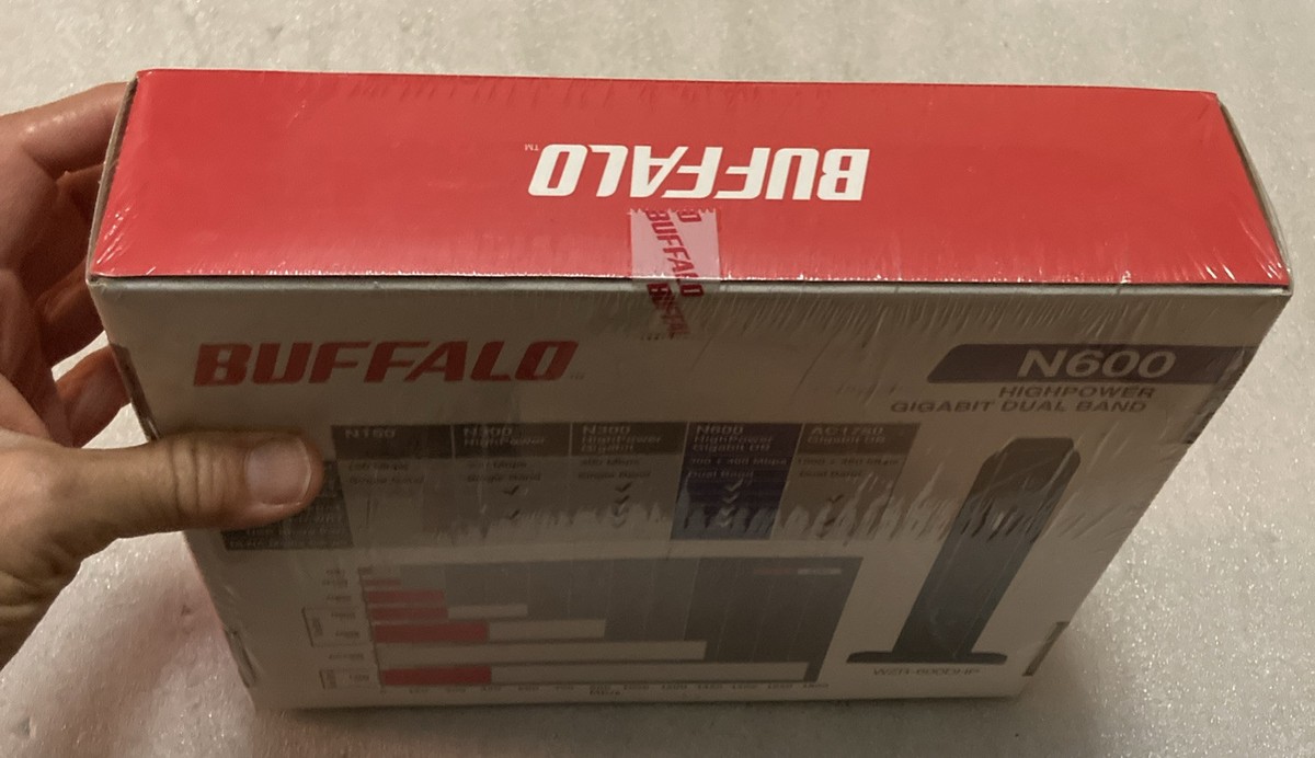 Buffalo Technology WZR-600DHP 600 Mbps 4-Port Gigabit Wireless