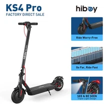 Hiboy KS4 Pro 500W 10" Tires 19MPH 25Mi Range Foldable Dual Brake APP Secondhand