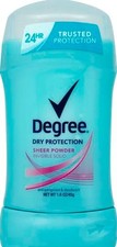 2PK Degree Women Sheer Powder Invisible Solid Antiperspirant Deodorant 1.6 oz