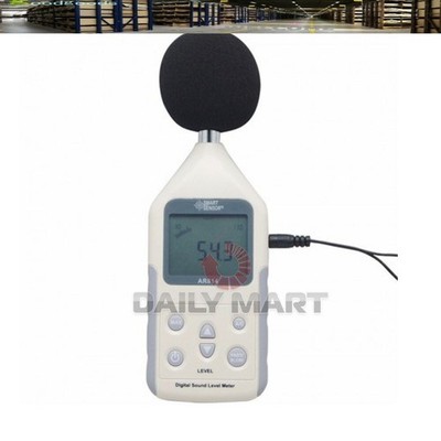 New In Box SMART SENSOR AR814 Digital Sound Level Meter Noise Tester 30-130db