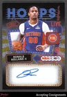 2025-26 Hoops Hoops Signs Pixel Burst Gold #HSRH Ronald Holland II AUTO 30/50