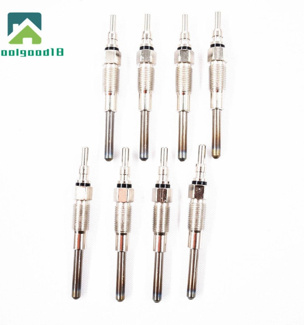 8PCS Glow Plug For Ford F350 F250 IDI 1988-1991 1992 1993 1994 7.3L F2TZ12A342A
