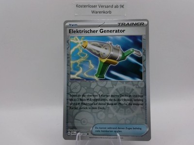 Elektrischer Generator 079/091 REVERSE HOLO Paldeas Schicksale Pokemon Deutsch