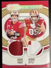 2024 Absolute BROCK PURDY/GEORGE KITTLE #TTM-SF Dual Patch 44/99 49ers