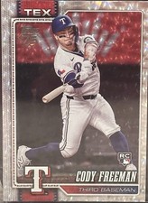 2026 Topps Series 1 - Cody Freeman #224 Diamante Foil RC Rangers