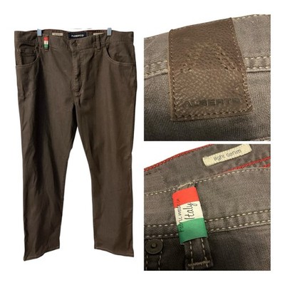 ALBERTO Italy W38 Designer Stone Gray Modern Fit Stretch Jeans *Mint*