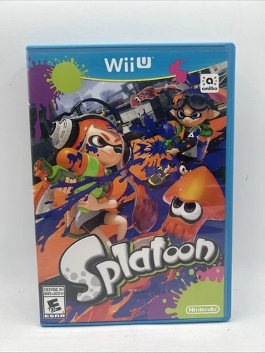Splatoon (Wii U, 2015) Complete CIB