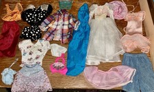 Lot of 17 Pcs. of Vintage Genuine Barbie Unbranded Barbie Clothing
