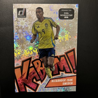 Alexander Isak Kaboom World Cup Panini Donruss Oversized Jumbo Sweden 2025-26