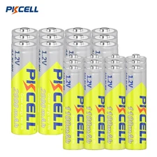 PKCELL AA,AAA 2800mAh,1100mAh NiMH Rechargeable Batteries Cells 1.2V Lot US