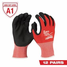 Milwaukee Large Red Nitrile Level 1 Cut Resis...