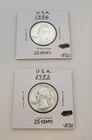 1953 1956 Washington Silver Quarter lot - 90% silver