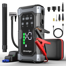 Oreetga 9000a Portable Car Jump Starter With Air Inflatordeflator Compressor Us