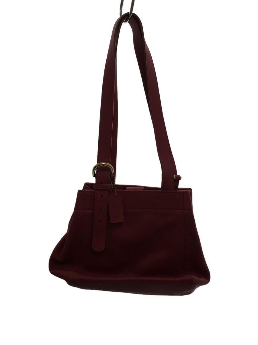 COACH Red Leather Tote Bag Style 4157  