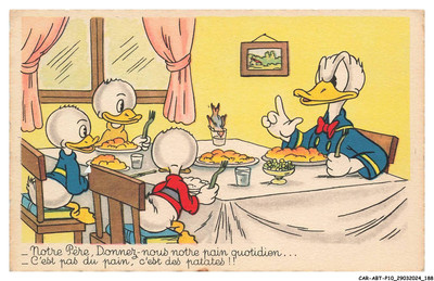 Car-Abtp10-0808-Disney - Mickey Mouse - Our Father Give Us Our Daily Bread