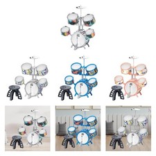 Beginner Kids Drum Set Music Enlightenment Child Percussion Instrument PVC with