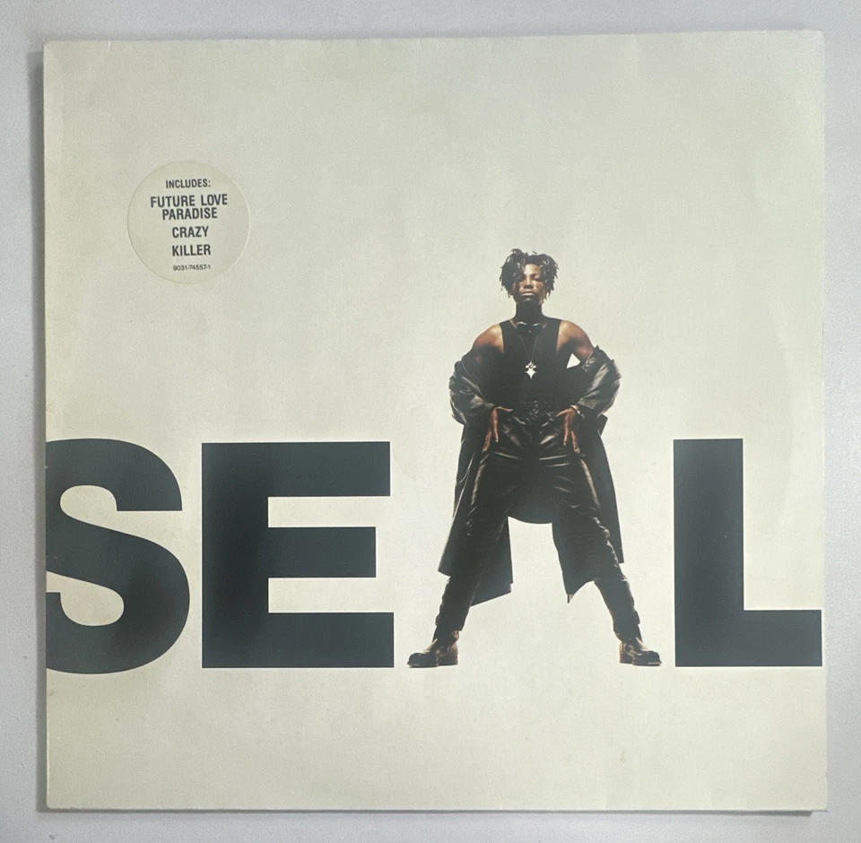 Seal Self Titled LP Vinyl Album 1991  9031-74557-1 ZTT9 EX / VG+ - Image 2 of 4