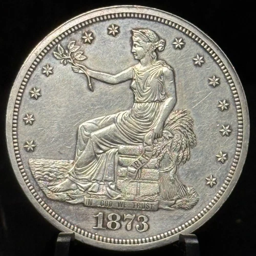 1873 US Trade One Dollar S$1 Silver Coin