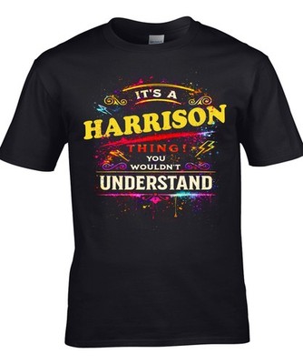 IT'S A HARRISON THING T-SHIRT   Tolle Geschenkidee zum Geburtstag