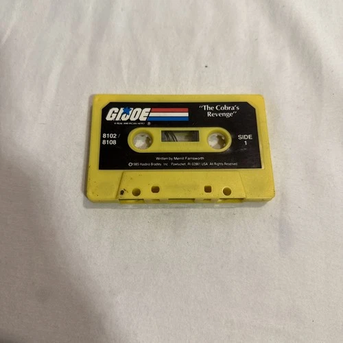 Vintage 1985 Hasbro GI Joe Cobra’s Revenge Listen 'N Fun Cassette Tape