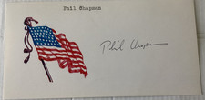 PHIL CHAPMAN NASA Astronaut APOLLO Autographed Signed Card