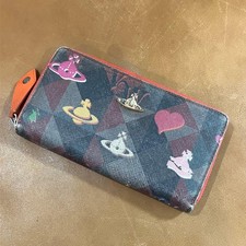 Vivienne Westwood Logomania Wallet Orange Used