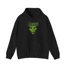 Grinch Christmas Graphic Hoodie Unisex Heavy Blend  Hooded Sweatshirt