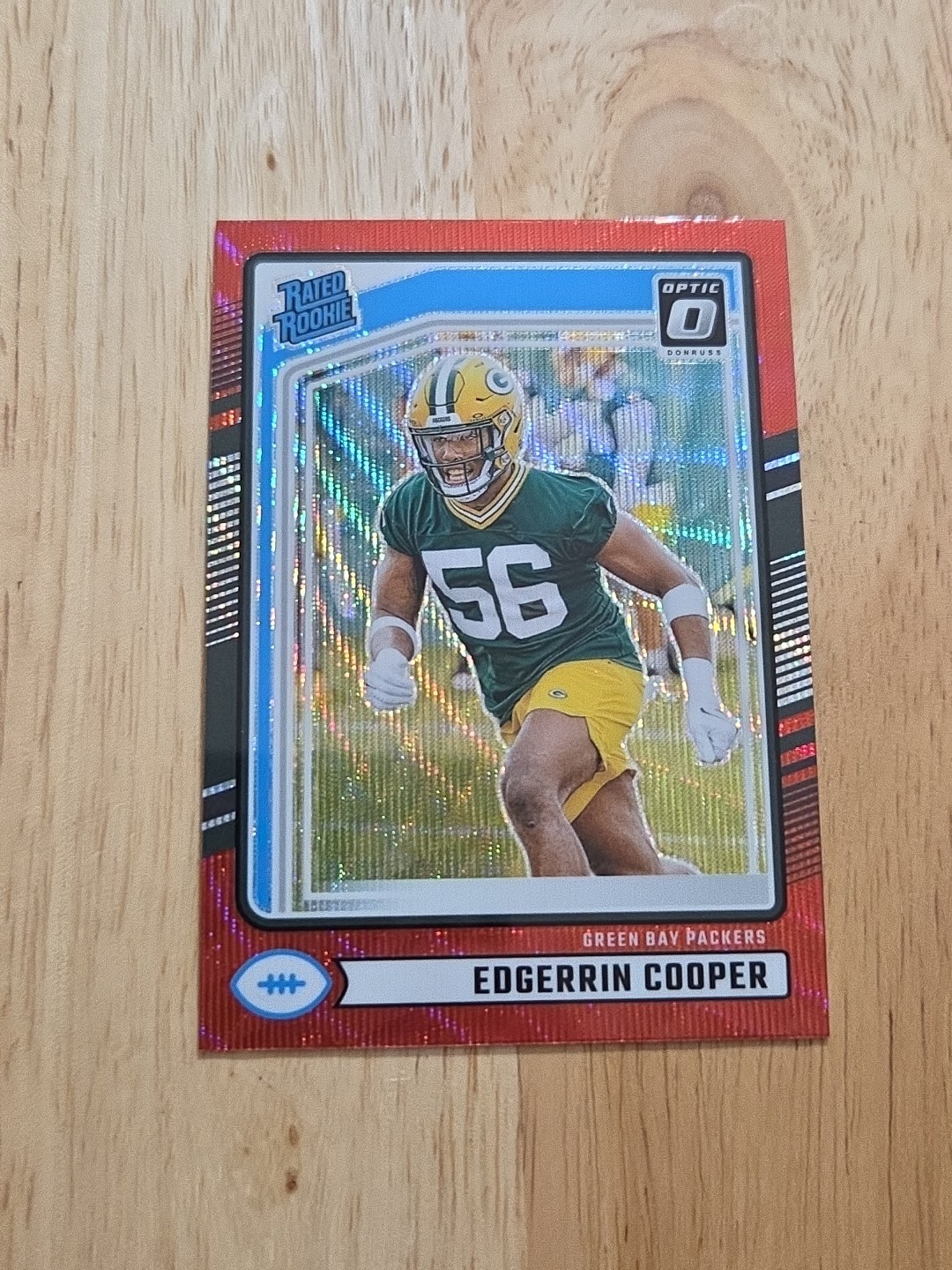 2024 Donruss EDGERRIN COOPER Red Wave Optic Preview Rated Rookie #325 Packers SP