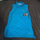 Nike Golf Womens Dri-FIT Victory Sleeveless Polo Shirt Teal  M NWT — photo 1