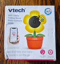 VTech RM9751 Wi-Fi 1080p Yellow Daisy Baby Camera w/ Night Light Privacy Mode
