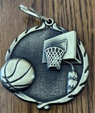 Basketball 3D Graphics Medal Vintage By PDU