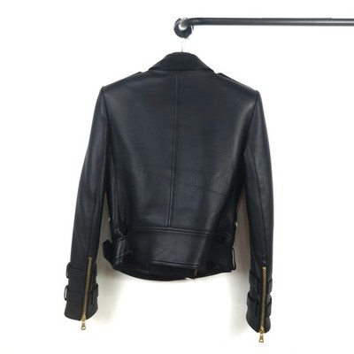 Balmain Lamb Rider Leather Jacket 8895 128767948 | eBay