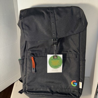 Google Black Laptop Backpack Limited Rare 18.5''x11''x5'' -NWT Intern