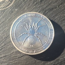 2015 Perth Mint Australia Funnel Web Spider Coin 1oz .999 Fine #2 Silver 84.99 per troy oz