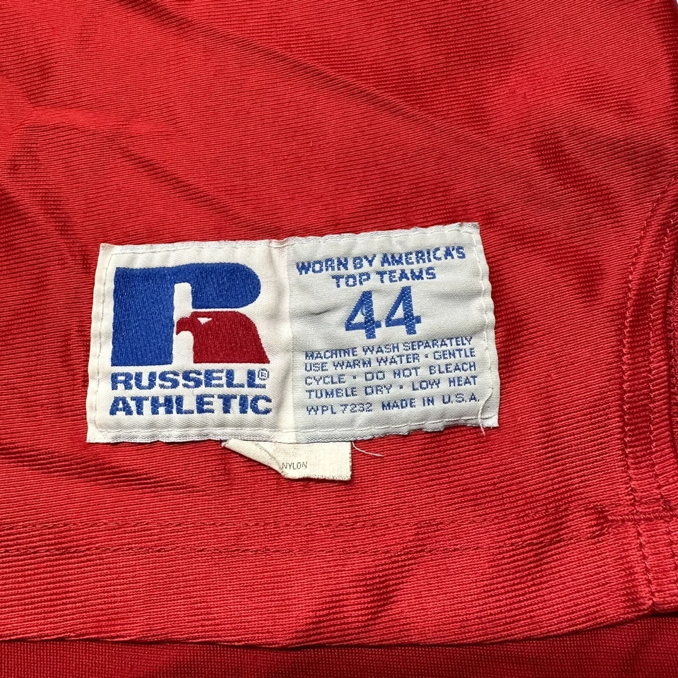 Camiseta de baloncesto vintage Coast Union para hombre 44 roja #22 Russell hecha en EE. UU. Foto 2 de 4