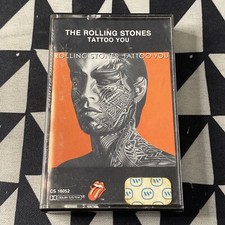 Vintage Cassette Tape The Rolling Stones Tattoo You 1981