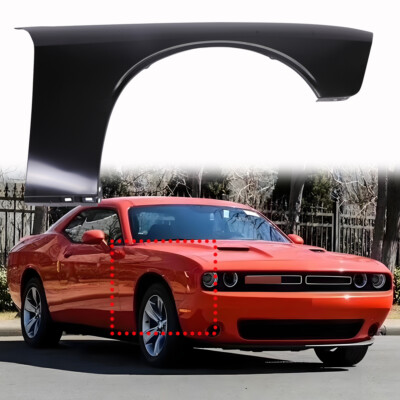 Fender For 2008-2017 Dodge Challenger Front Passenger Side Primed Steel
