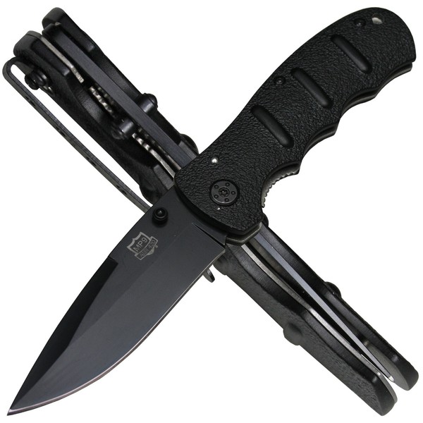 MP9 Ace Einhandmesser Taschenmesser Aluminiumgriffschalen Liner Lock GüRtelclip-image