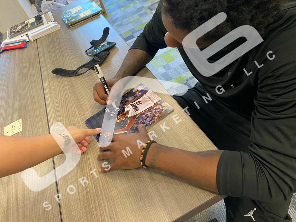 Foto 8x10 autografiada firmada inscrita de Mario Chalmers NBA Miami Heat certificado de autenticidad JSA Foto 2 de 2