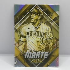 2022 Topps Fire Baseball Ketel Marte Base #49 Gold Minted Parallel