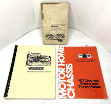 WINNEBAGO MOTOR HOMES Service OWNERS DRIVERS  MANUAL REPAIR 1977 MINNIE WINNIE