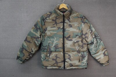 Supreme  Camouflage Duck Down Puffer Jacket Men's Size Small