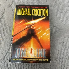Timeline Science Fiction Paperback Book by Michael Crichton Ballantine 2000