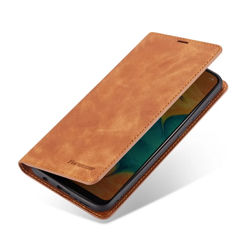 For Samsung A10/A20e/A30/A40/A50/A70/A80 Leather Wallet Case Magnetic Flip Cover - Image 3 of 4